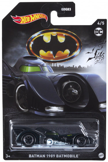 speelgoedauto DC Batmobile 7,5 cm staal zwart