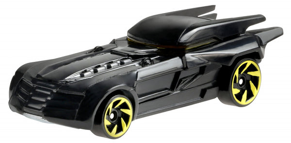 speelgoedauto DC Batmobile 7,5 cm staal zwart/geel