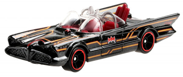 speelgoedauto DC Batmobile 7,5 cm staal zwart/oranje