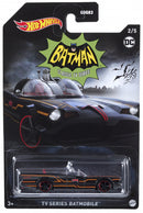 speelgoedauto DC Batmobile 7,5 cm staal zwart/oranje
