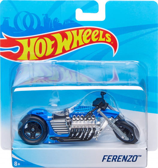 speelgoedmotor Ferenzo junior 25 cm zwart/blauw
