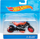 speelgoedmotor X-Blade junior 25 cm zwart/rood