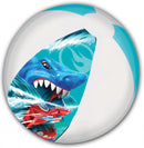 strandbal jongens 45 cm blauw/wit