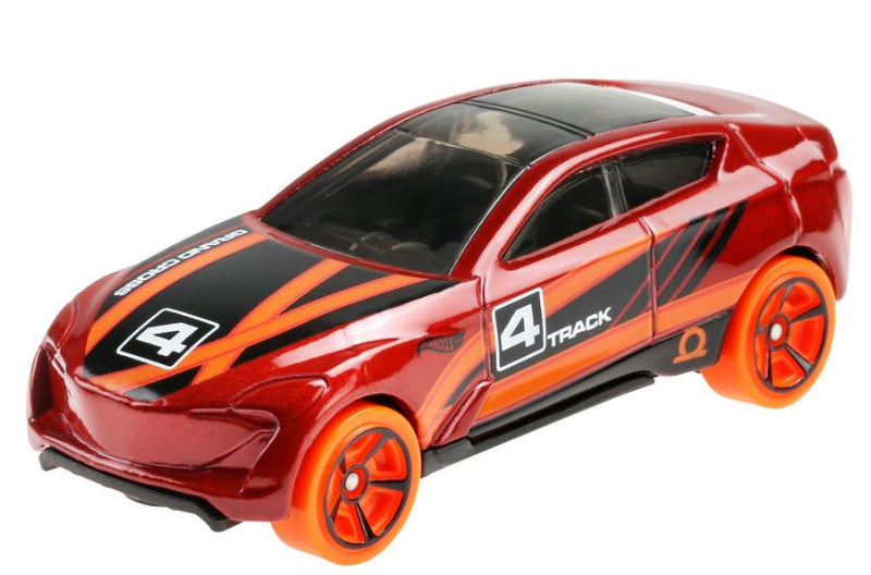 auto Grand Cross die-cast 1:64 rood/oranje