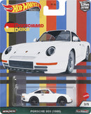 auto Porsche 959 die-cast 1:64 wit