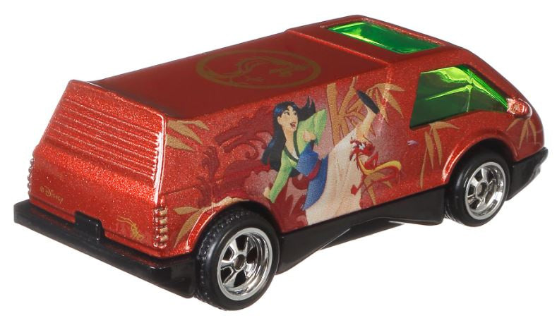 wagen Disney Mulan 7,5 cm diecast rood