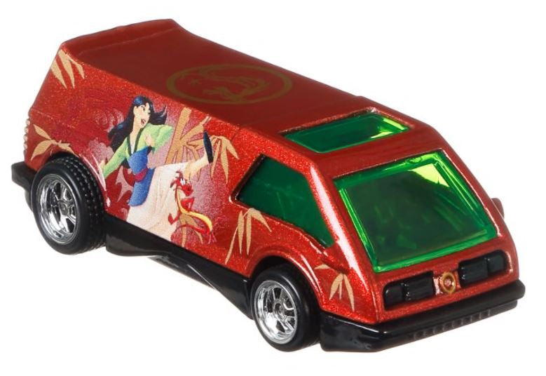 wagen Disney Mulan 7,5 cm diecast rood