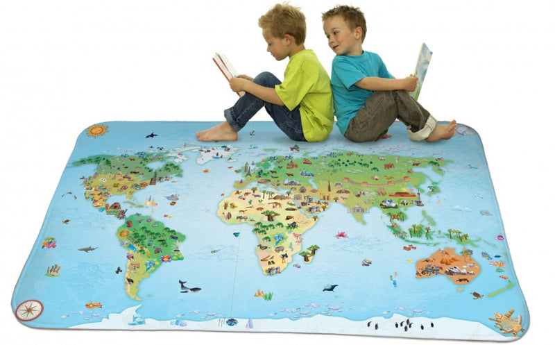 Speelkleed around the world 130 x 180 cm 12,6 mm