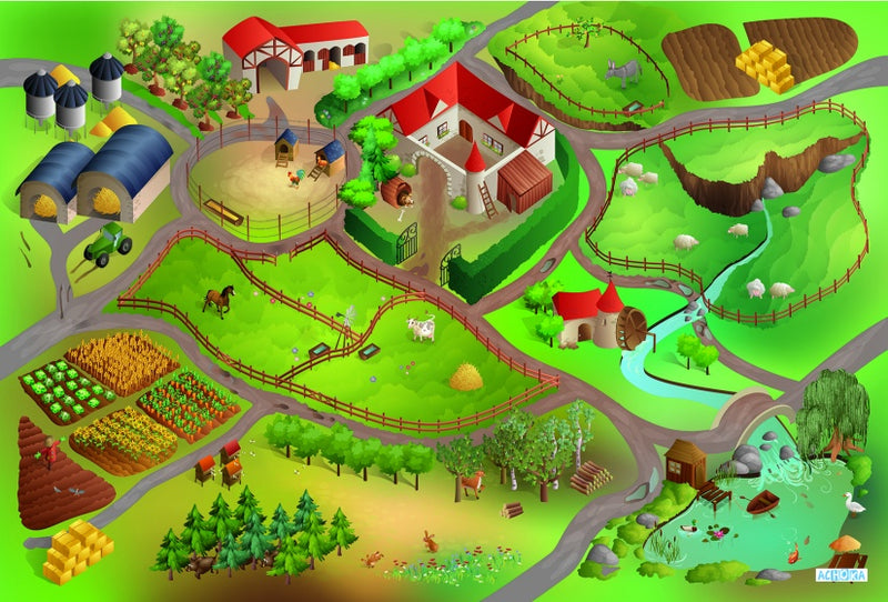 Speelkleed Farm us Connect 100 x 150 cm