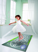 Speelkleed hinkelen 100 x 150 cm grijs