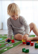 verkeerskleed my first city 130 x 180 cm