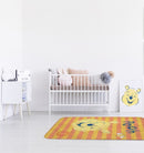 vloerkleed Winnie the Pooh 70 x 95 cm geel/oranje