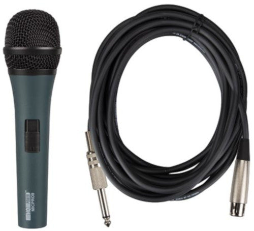 microfoon 24,5 x 16,5 cm zwart 3-delig