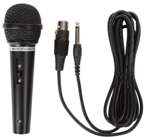 microfoon dynamisch 600 Ohm aluminium zwart