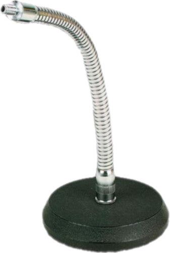 tafelstatief voor microfoon 30 cm staal zwart/zilver