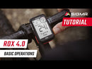 Fietscomputer GPS Sigma ROX 4.0 met standaard stuurhouder - zwart