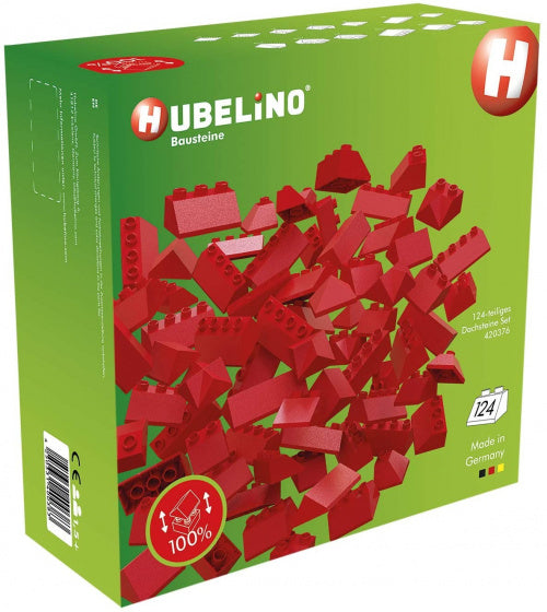 Hubelino Dakpannenset Bouwblokjes, 124dlg.