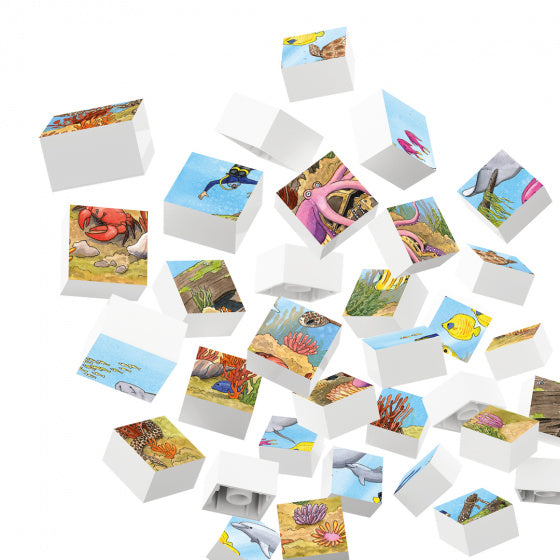Hubelino Blokpuzzel Onderwaterwereld, 35st.