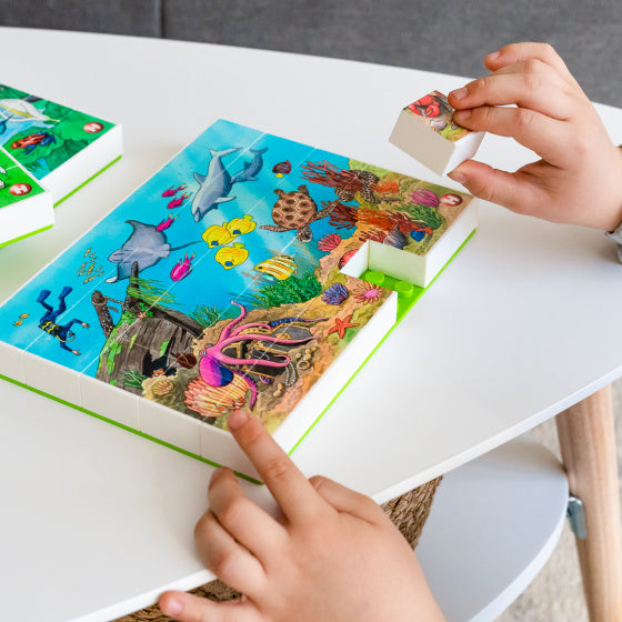 Hubelino Blokpuzzel Onderwaterwereld, 35st.