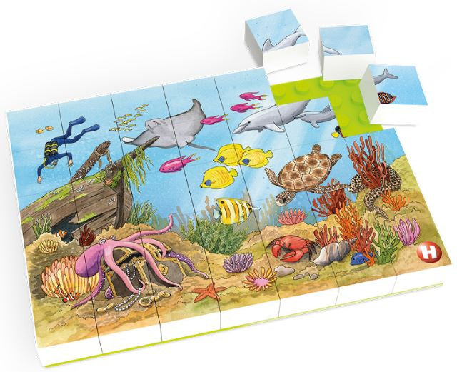 Hubelino Blokpuzzel Onderwaterwereld, 35st.