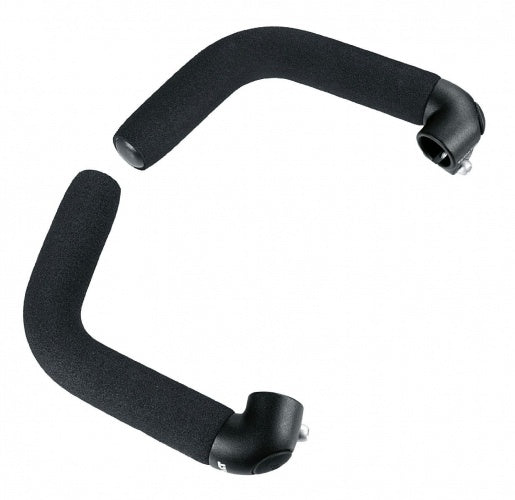 Bar-end Ergotec Touring verstelbaar - zwart