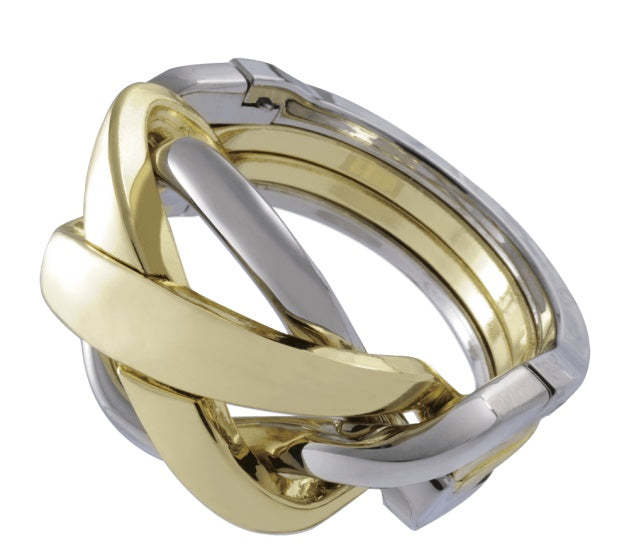 breinbeker Cast Ring zilver/goud