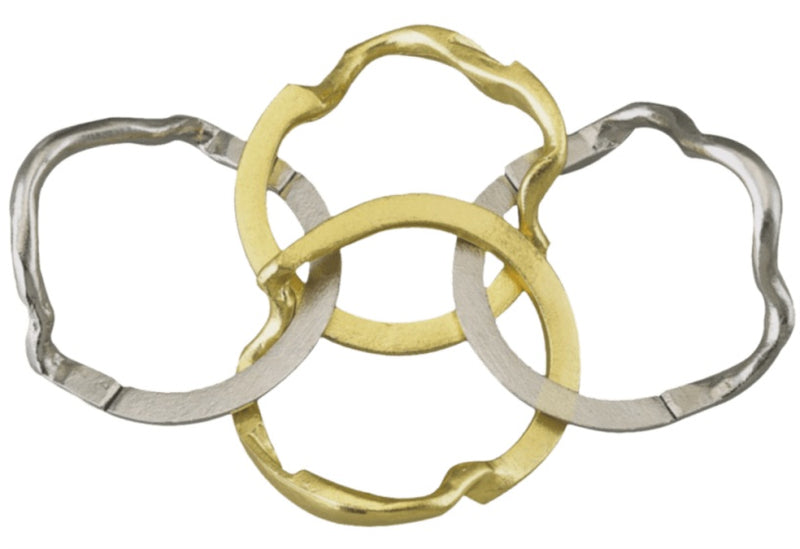 breinbeker Cast Ring zilver/goud