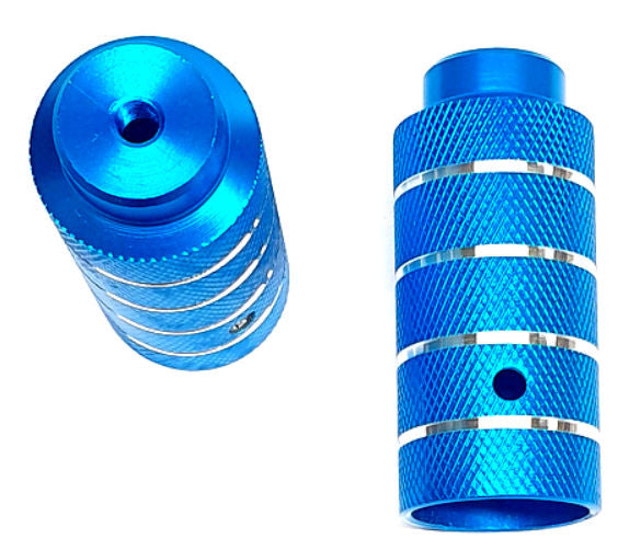 asverlengers/pegs BMX Freestyle 110 mm blauw 2 stuks