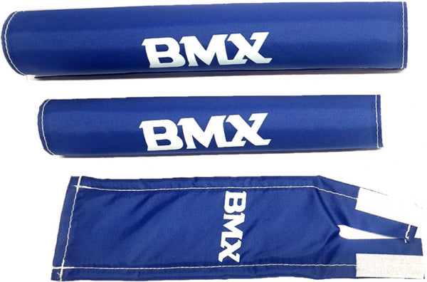 Pads BMX Junior Foam Blauw 3-delig