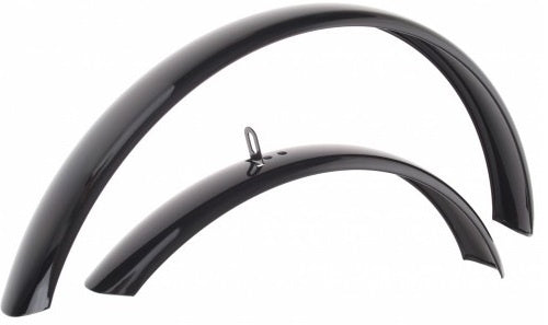 Spatbordset 12" ATB gemaakt van staal 60mm - zwart