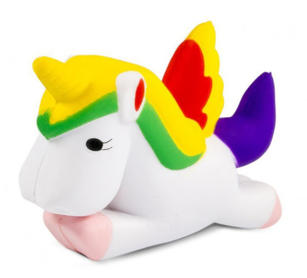 Antistress Unicorn 8 x 6 cm silicone wit