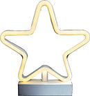 decoratielamp Ster junior PVC wit