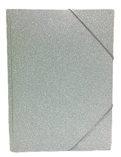 elastomap glitter A4 30 x 21 cm karton zilver