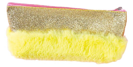 etui Glitter meisjes pluche/polyester goud