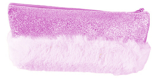 etui Glitter meisjes pluche/polyester roze