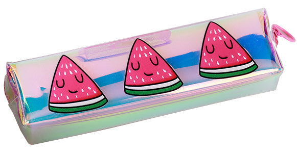 etui Meloen junior 20 x 6 cm polyester roze