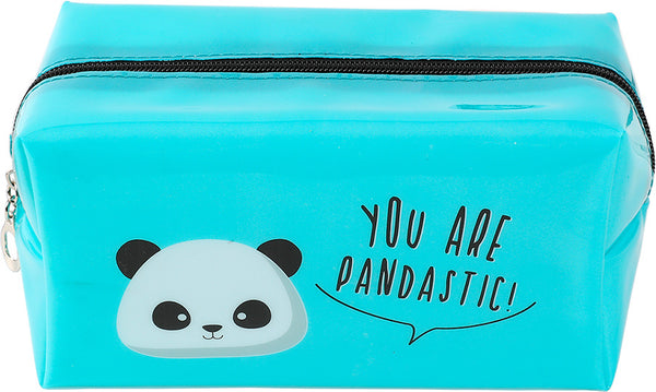 etui Panda junior 19 x 5 x 5 cm lichtblauw