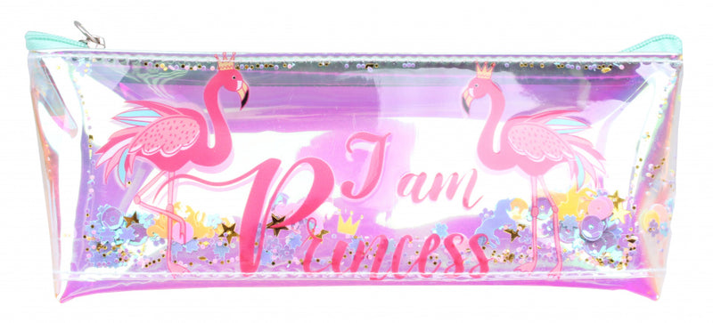 etui Princess meisjes 19 x 5 cm polyester mintgroen