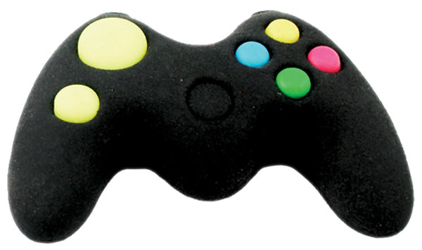 gummen Joypad junior 7 cm rubber zwart 2 stuks