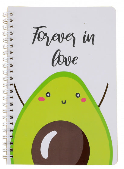 notitieboek Avocado Forever softcover A5 papier grijs