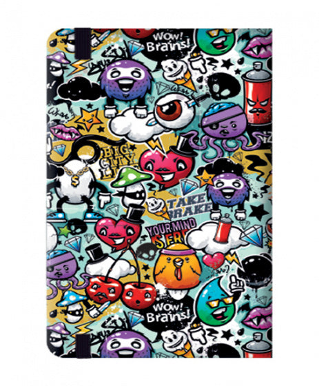 notitieboek Graffiti A5 21 x 14,8 cm papier