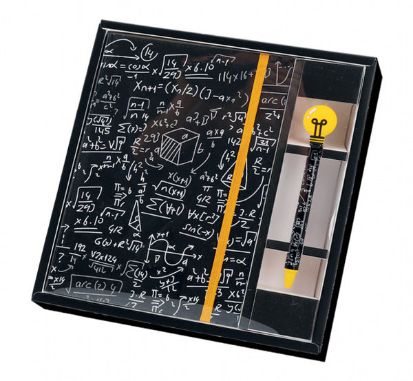 notitieboek Matematic 21 x 14,8 cm papier zwart 2-delig