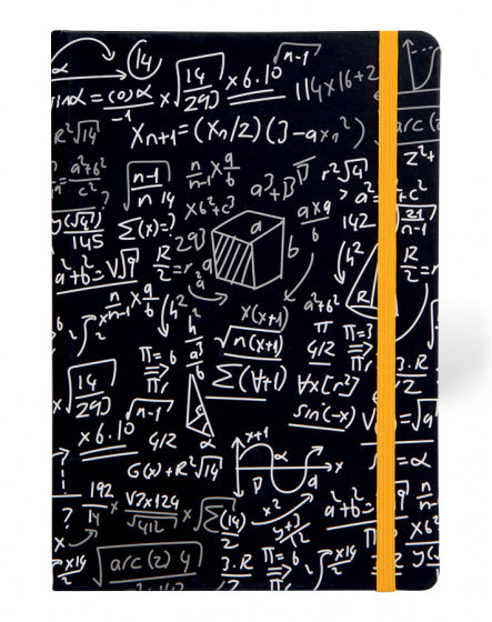 notitieboek Matematic A5 21 x 14,8 cm papier zwart/wit