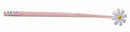 pen bloem meisjes 24 cm rubber oranje/wit