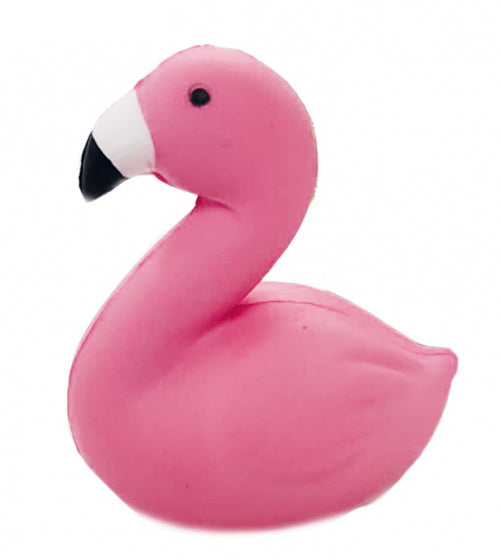 stressbal Flamingo 6 x 7 cm PVC roze