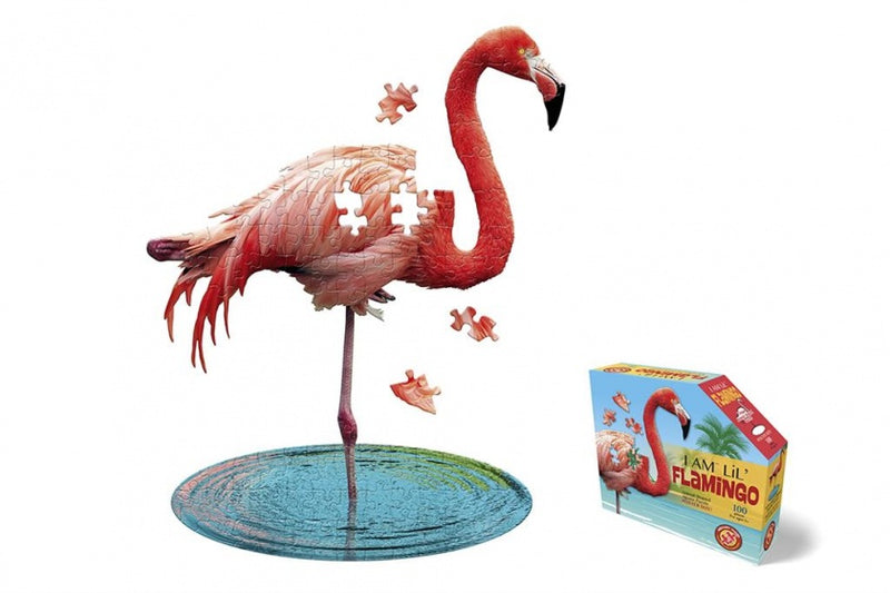 puzzel flamingo roze 100 stukjes