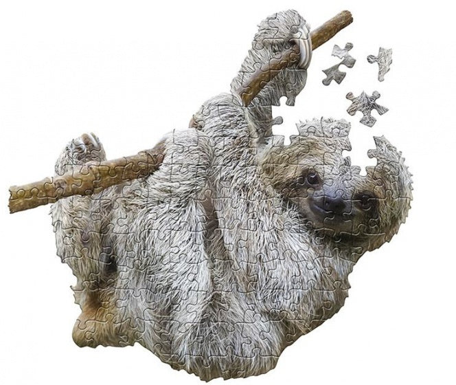 puzzel luiaard bruin 100 stukjes