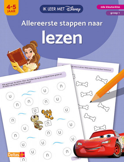 Ik leer met Disney - Allereerste stappen naar lezen (4-5 j.)