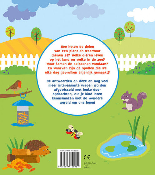 Ik ontdek de wereld doeboek 22 x 24,6 cm