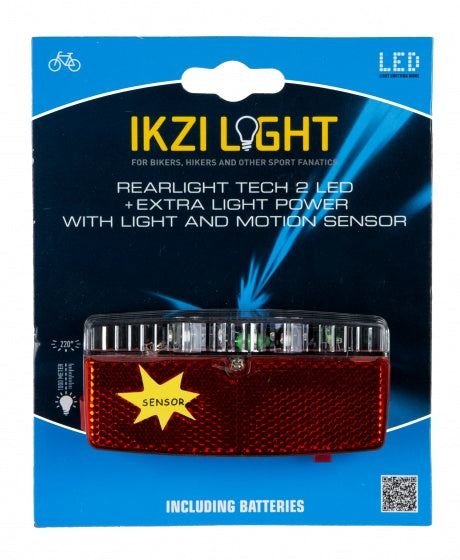 Achterlicht IKZI 5x LED met licht- en bewegingssensor